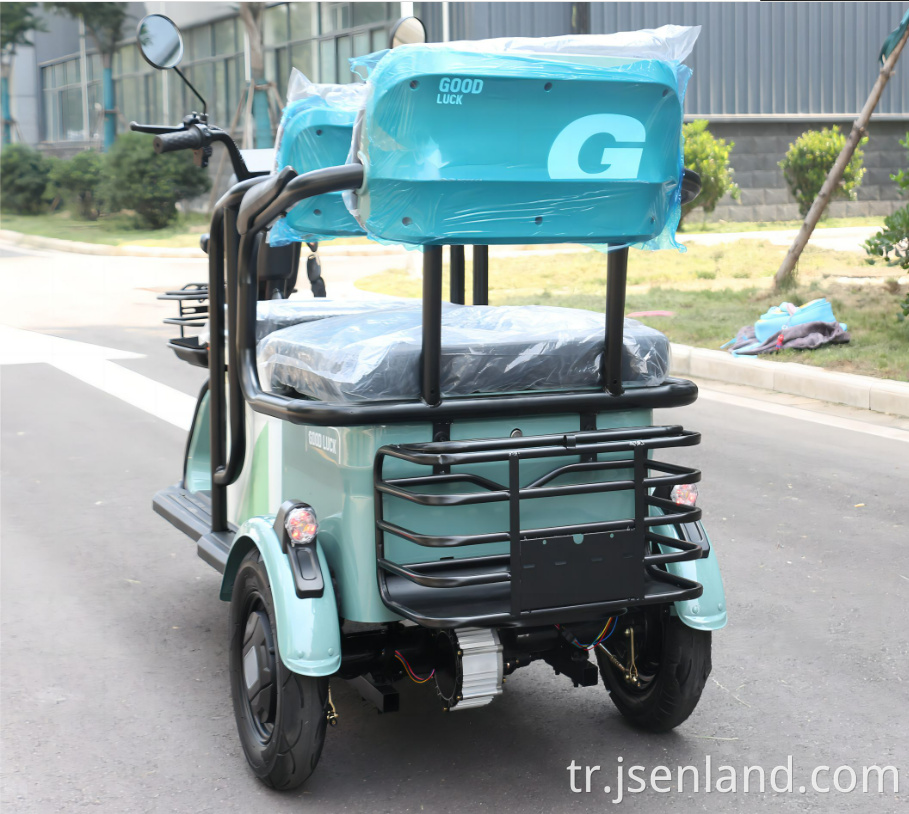 Üç yolcu üç tekerlekli bisiklet Three Passengers Tricycle